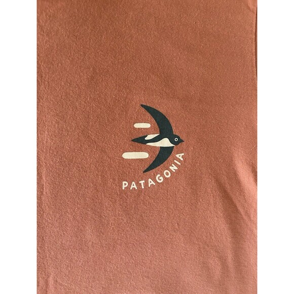 Patagonia Women’s Granite Swift Organic Cotton T-Shirt Sienna Clay Size Large - Picture 3 of 6